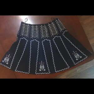 🆕 A.Peach Dark Blue Mini Skirt- Med